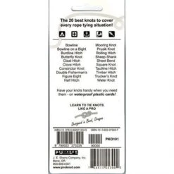 Pro-Knot O101 Outdoor Knot Waterproof Plastic Cards 5 Pro-Knot O101 Outdoor Knot Waterproof Plastic Cards -TOPS Knives Shop 110063