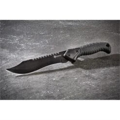 Reaper 11001 Tac Bowie Clip Point Blade Knife With Black TPR Handle -TOPS Knives Shop 110265