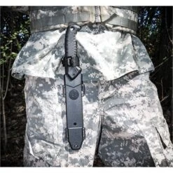 Reaper 11001 Tac Bowie Clip Point Blade Knife With Black TPR Handle -TOPS Knives Shop 110268