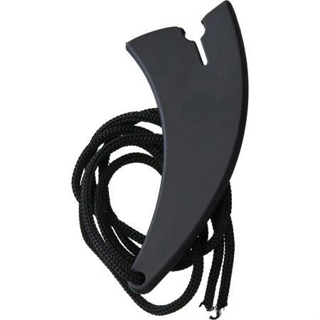 Miscellaneous 4371 Spider Web Neck Knife With Black Finger Grooved Nylon Handle 4 Miscellaneous 4371 Spider Web Neck Knife With Black Finger Grooved Nylon Handle - Image 2