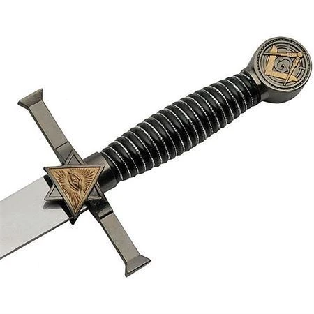 China Made 211509 Masonic Dagger Zinc Alloy 4 China Made 211509 Masonic Dagger Zinc Alloy - Image 2
