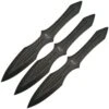 China Made 211230BK Three Piece Throwing Set Black Fixed Blade Knife