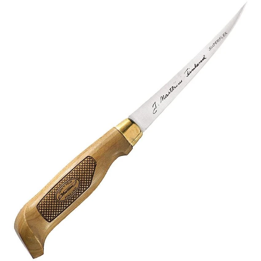 Marttiini 610016 Superflex Fillet Knife With Birch Wood Handle 3 Marttiini 610016 Superflex Fillet Knife With Birch Wood Handle