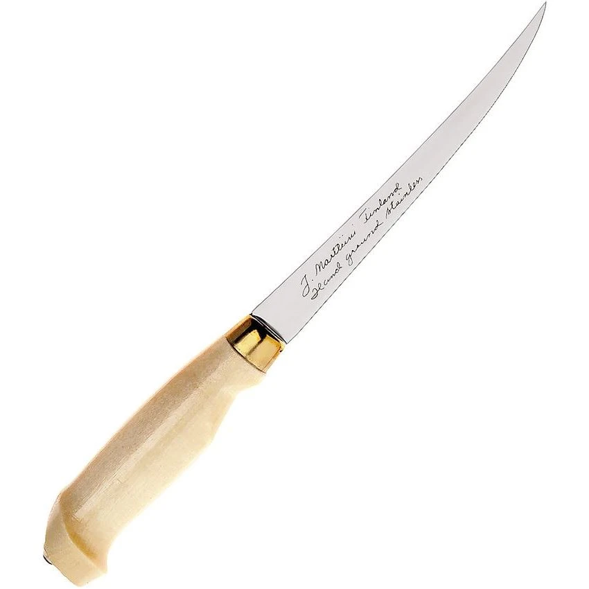 Marttiini 620010 Classic Fillet Knife With Birch Wood Handle 3 Marttiini 620010 Classic Fillet Knife With Birch Wood Handle