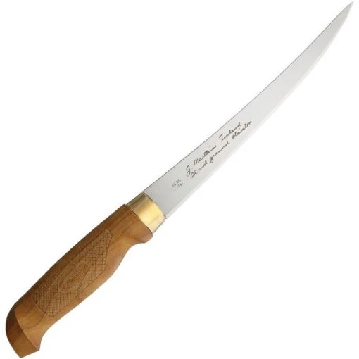 Marttiini 630016 Superflex Fillet Knife With Birch Wood Handle -TOPS Knives Shop 218535 218539