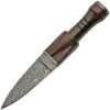 Damascus 1171 Damascus Knives Sgian Dubh Wood Sheath With Rosewood Handle 2 Damascus 1171 Damascus Knives Sgian Dubh Wood Sheath With Rosewood Handle -TOPS Knives Shop 219371 219375