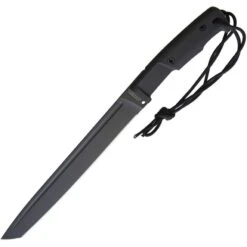 Extrema Ratio 0420BLK Extrema Ratio Knives Waki Fixed Blade Black With Forprene Handle