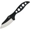 Nemesis 4TT Hellion Neck 2-Tone Stainless Construction Knife With Black Kydex Neck Sheath -TOPS Knives Shop 220393 220397