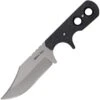 Cold Steel 49HCF Mini Tac Bowie Stainless Blade Knife With Black Griv-Ex Handle