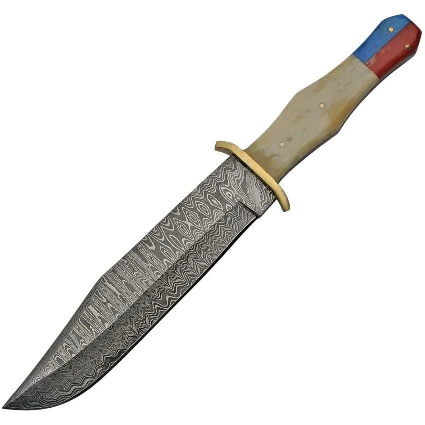Damascus 1150 American Flag Bowie 3 Damascus 1150 American Flag Bowie
